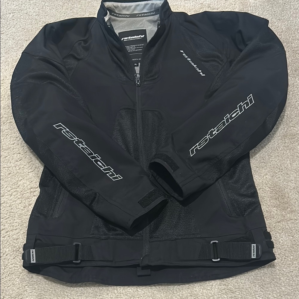 Rstaichi ladies Black Motorcycle Jacket